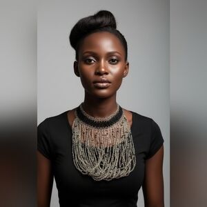 Handmade beaded necklace